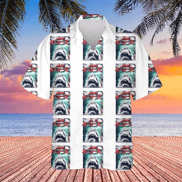 Discover Jaws Japanese Cool Vintage Hawaiian Shirts