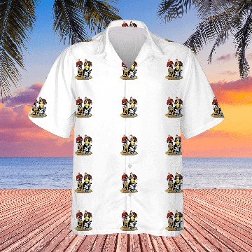 Discover 60s Jonny Quest Tribute with Main Characters Hawaiian Shirts