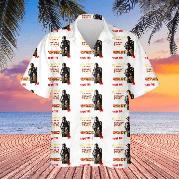 Discover Fright Night advertisement, distressed Hawaiian Shirts