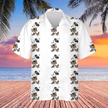 Discover Disney Minnie Mouse Cheetah Print Outfit Hawaiian Shirts