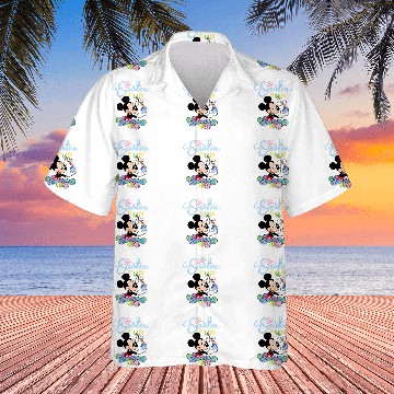 Discover Disney Mickey Mouse Easter Fun Painting Eggs Hawaiian Shirts