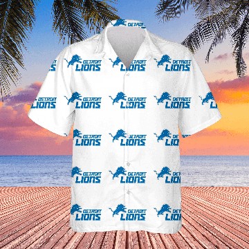 Discover Detroit Lions Logo Baseball Tees Hawaiians