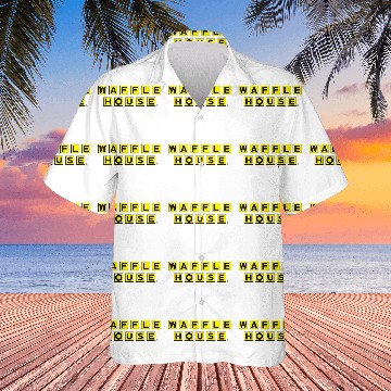 Discover Waffle House Logo Baseball Tees Hawaiians