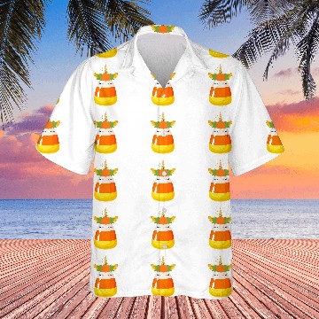 Discover Candy Corn Funny Halloween Costume Zip Hawaiian Shirts