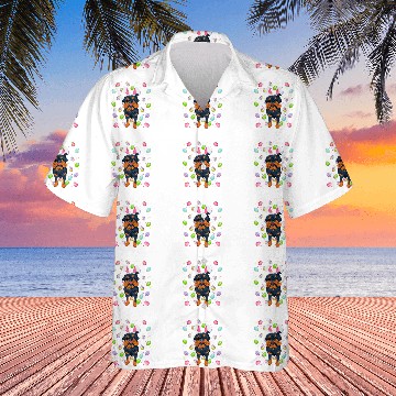 Discover Easter Egg Lover Funny Brussels Griffon Dog Easter Sunday Zip Hawaiian Shirts