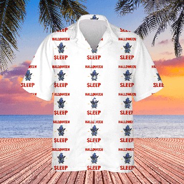 Discover Halloween Night Shift Worker Graveyard Duty Spooky Hawaiian Shirts