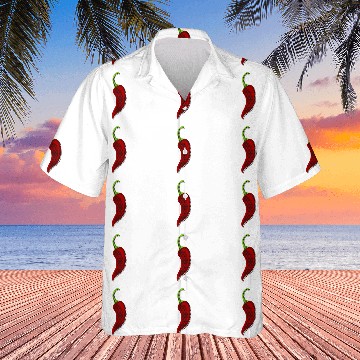 Discover Chili pepper illustration Hawaiian Shirts