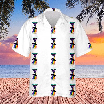 Discover Skydiving Gift vintages Retro Prism Skydiving Hawaiian Shirts