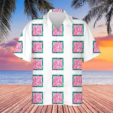 Discover Spring Break Senior Class Student School Trip Florida Beach Hawaiian Shirts