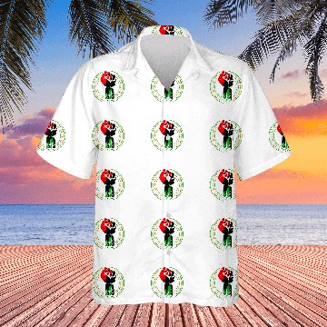 Discover BLM Pro Black Power Fist Hawaiian Shirts