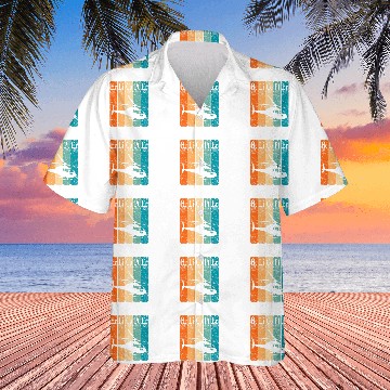 Discover Helicopter Periodic Table Elements Aviation Helicopter Pilot 3 Zip Hawaiian Shirts