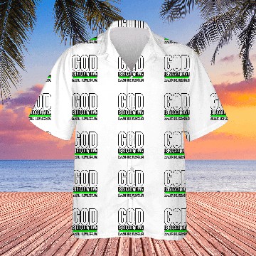 Discover God is bigger than Manic Depression Zip Hawaiian Shirts