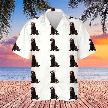Discover Labrador Pet Chocolate Lab Dog Christmas Cute Hawaiians