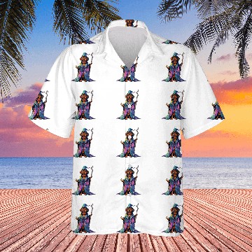 Discover Dachshund Pet Wizard Funny Dog Magic Baseball Tees Hawaiian Shirts
