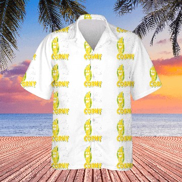 Discover Oh Me So Corny Cornhole Cornwall Farm Funny Farmer Hawaiian Shirts