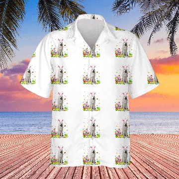Discover Pyrenees Pet Funny Easter Egg Hunting Great Pyrenees Dog Easter Sunday 7 Baseball Tees Hawaiian Shirts