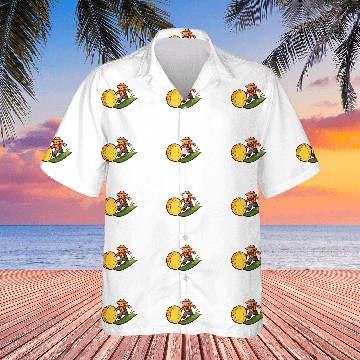 Discover Farmer Chasing Cheese Design Dairy Farmer Hawaiian Shirts