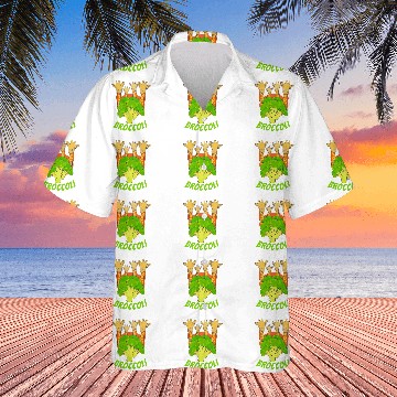 Discover Giraffe Pet Broccoli Baseball Tees Hawaiians