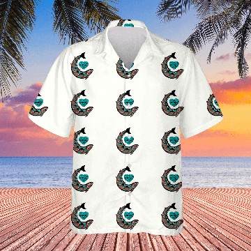 Discover Fishing Fun Pacific Northwest Salmon Fishing Design Hawaiians