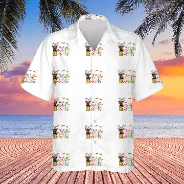 Discover Happy Easter Yorkshire Terrier Cosplay Bunny Chocolate Eggs Baseball Tees Hawaiian Shirts
