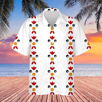 Discover Chicken Pet Face Cute Funny Hawaiian Shirts