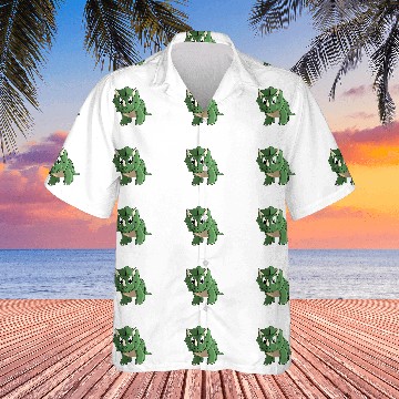 Discover Dinosaur Pet Triceratops Cartoon Baseball Tees Hawaiian Shirts