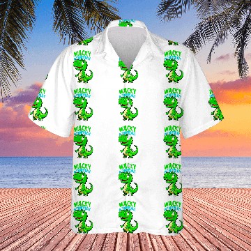 Discover Dinosaur Pet Wacky Wednesday Dinosaur Fun Cute Baseball Tees Hawaiian Shirts