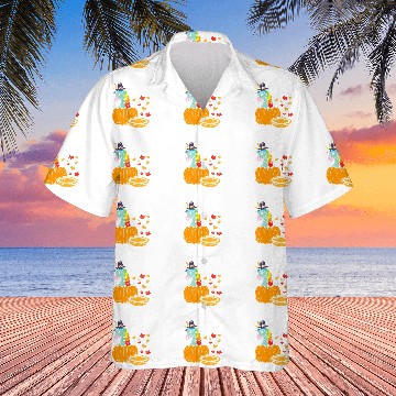 Discover Unicorn Pet vintages Rainbow Pumpkin Cakes Fall Maple Leaves Hawaiian Shirts