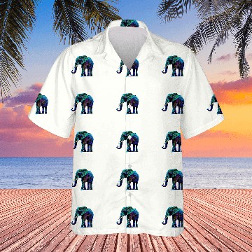 Discover Elephant Mammal Lucky Buddhist Symbol Blacklight Elephant Mandala Hawaiians