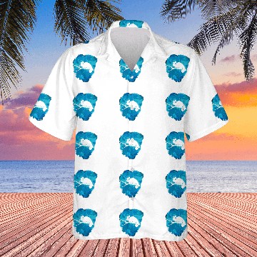 Discover Chameleon Pet in an Ice Block for Eternity Hawaiian Shirts