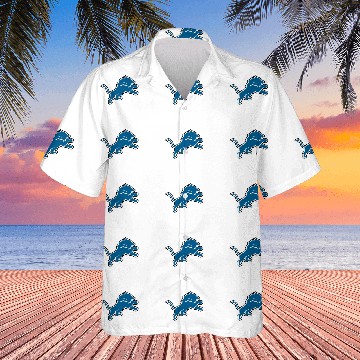 Discover Detroit Lions LOGO Hawaiian Shirts