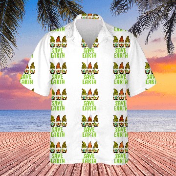Discover Turtle Pet Three Gnomes Plant Turtle Save Earth Gardening Gardener Baseball Tees Hawaiian Shirts