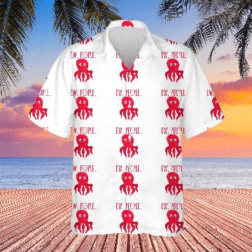 Discover Octopus Pet Ew People Baseball Tees Hawaiian Shirts
