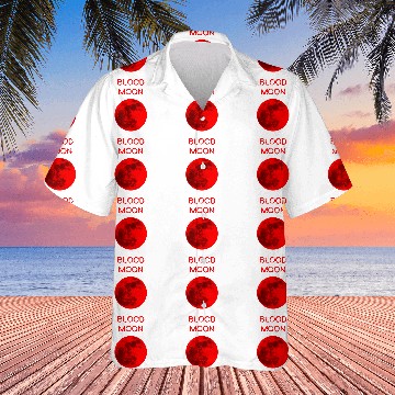 Discover Astronaut Job Blood Moon Red Eclipse Astronomical Space Event May 15 Hawaiian Shirts