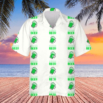 Discover Beer Fun Here for the Green Beer Novelty St Paddy s Day Hawaiians Baseball Tees