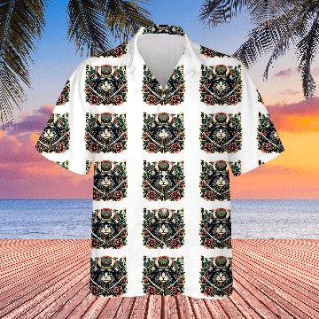 Discover Ancient Samurai Cat Japan Culture Ninja 1 Baseball Tees Hawaiian Shirts