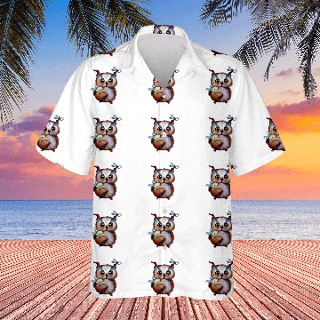 Discover Owl Pet Night Bird Eagle Owl Barn Owl Wisdom Mouse 8 Baseball Tees Hawaiian Shirts