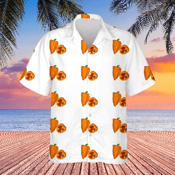 Discover Habanero Pepper Chef Veggie Zip Hawaiian Shirts