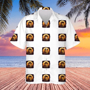 Discover capybaras Pet Sunrise 1 Hawaiian Shirts