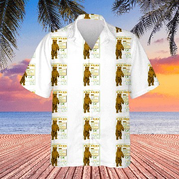 Discover Bear Pet Fact File Picnic Pincher Grizzly Baseball Tees Hawaiian Shirts