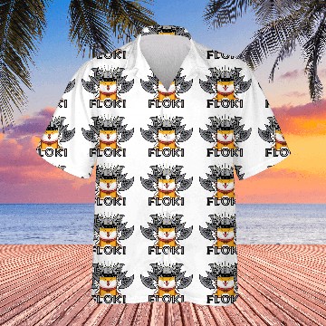 Discover Floki Viking Shiba Dog Baseball Tees Hawaiian Shirts