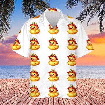 Discover Duck Pet Ducklings Bath Duck Quacking 05 Hawaiian Shirts