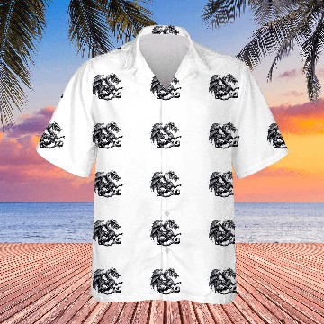Discover Dragon Pet Silver Dragon 8 Baseball Tees Hawaiians