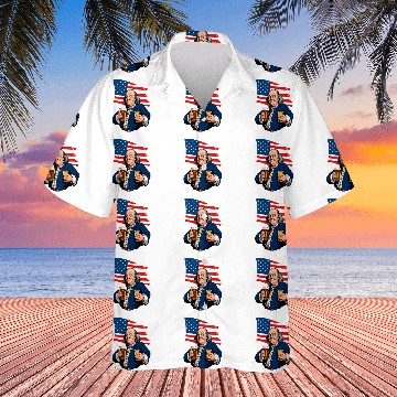 Discover Beer Fun Boozing Benjamin Franklin With Beer Mug Funny Hawaiian Shirts
