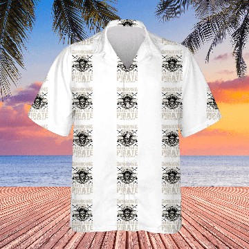 Discover Beer Fun Pirate Drinking Rum Alcoholic Crossbones Pirates Baseball Tees Hawaiian Shirts