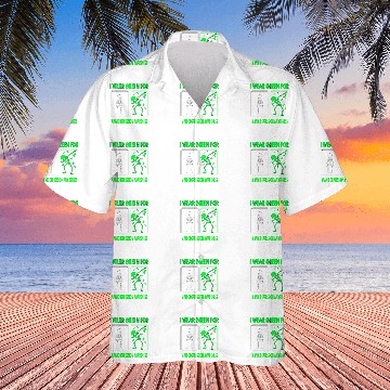 Discover Skeletons I Wear Green For MANIC DEPRESSION Awareness Baseball Tees Hawaiian Shirts