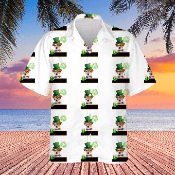 Discover Beer Fun Jack Russell St Patricks Day Irish Green Beer Hat Baseball Tees Hawaiian Shirts