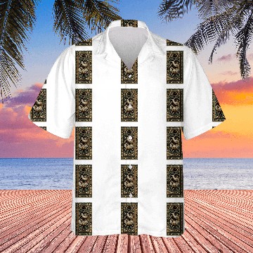 Discover Sloth Pet Artwork Elegant Tapestry Motif Style Hawaiian Shirts