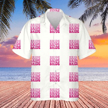 Discover Bachelorette Party Groovy Bride Retro Graphic Bridal Hawaiians