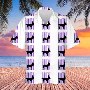 Discover Border Terrier Witch Hat Halloween Spooky Creepy Purple Baseball Tees Hawaiian Shirts